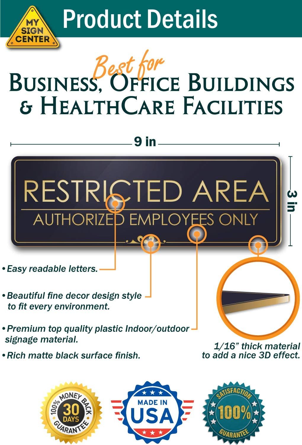 Restricted Area Authorized Employees Only 2