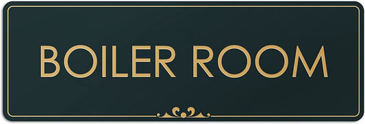 Boiler Room - Laser Engraved Sign