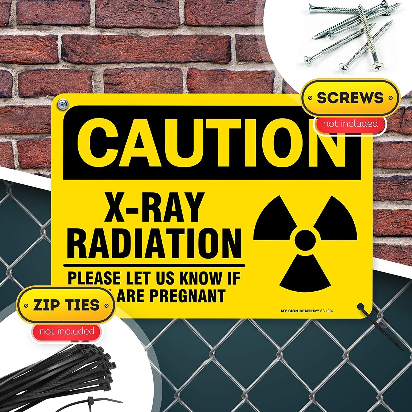 ﻿Caution X Ray Radiation Sign Please Inform If Pregnant