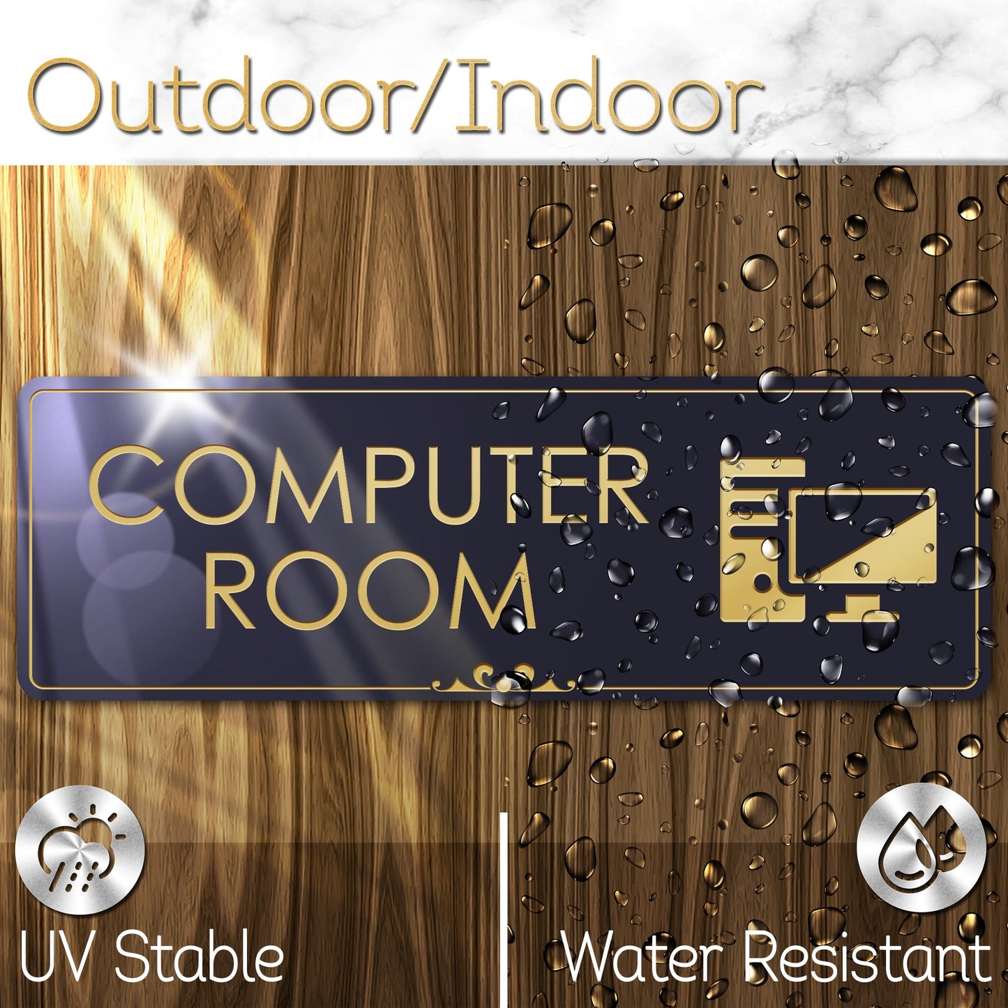 Computer Room Sign for Office/Workplace Storage