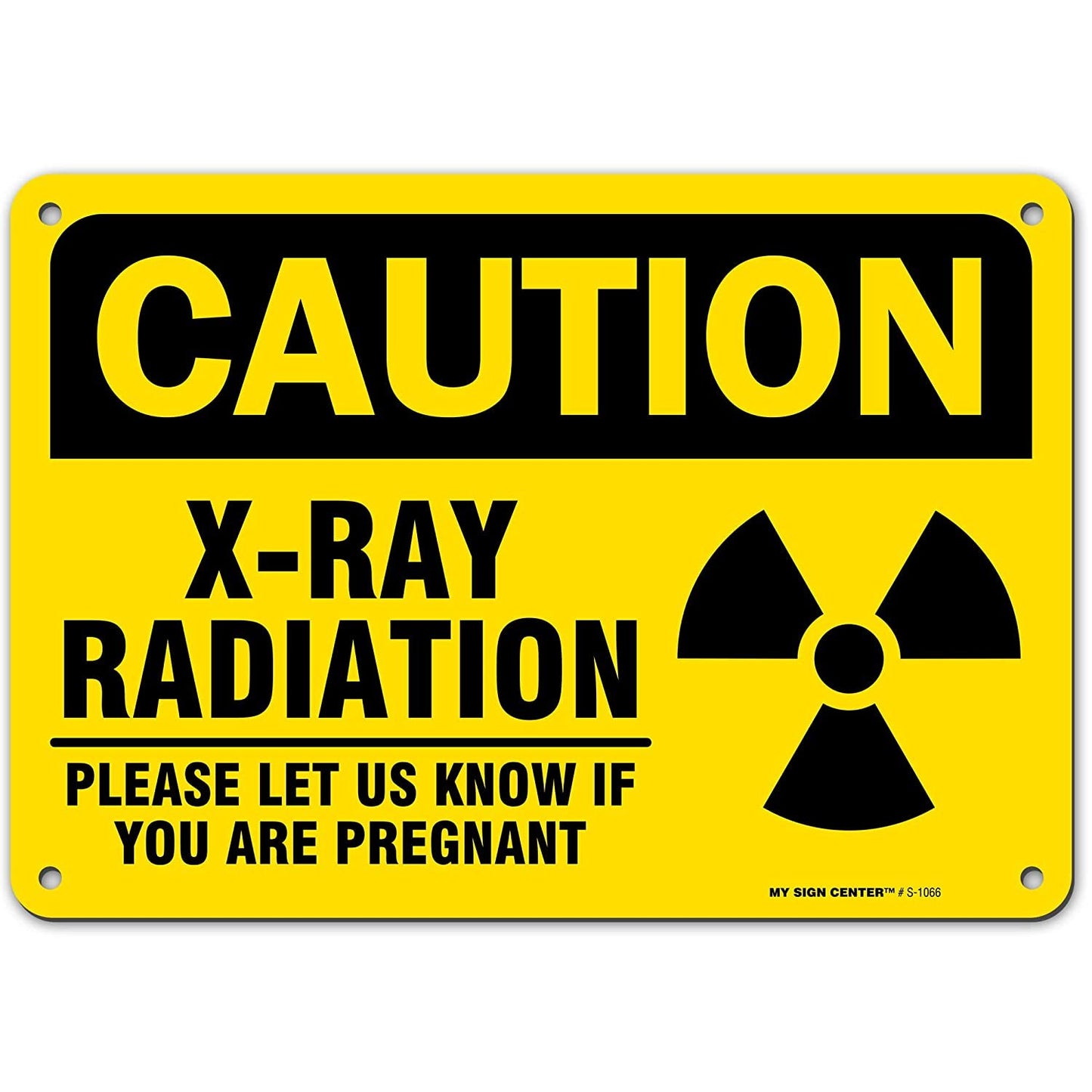 ﻿Caution X Ray Radiation Sign Please Inform If Pregnant