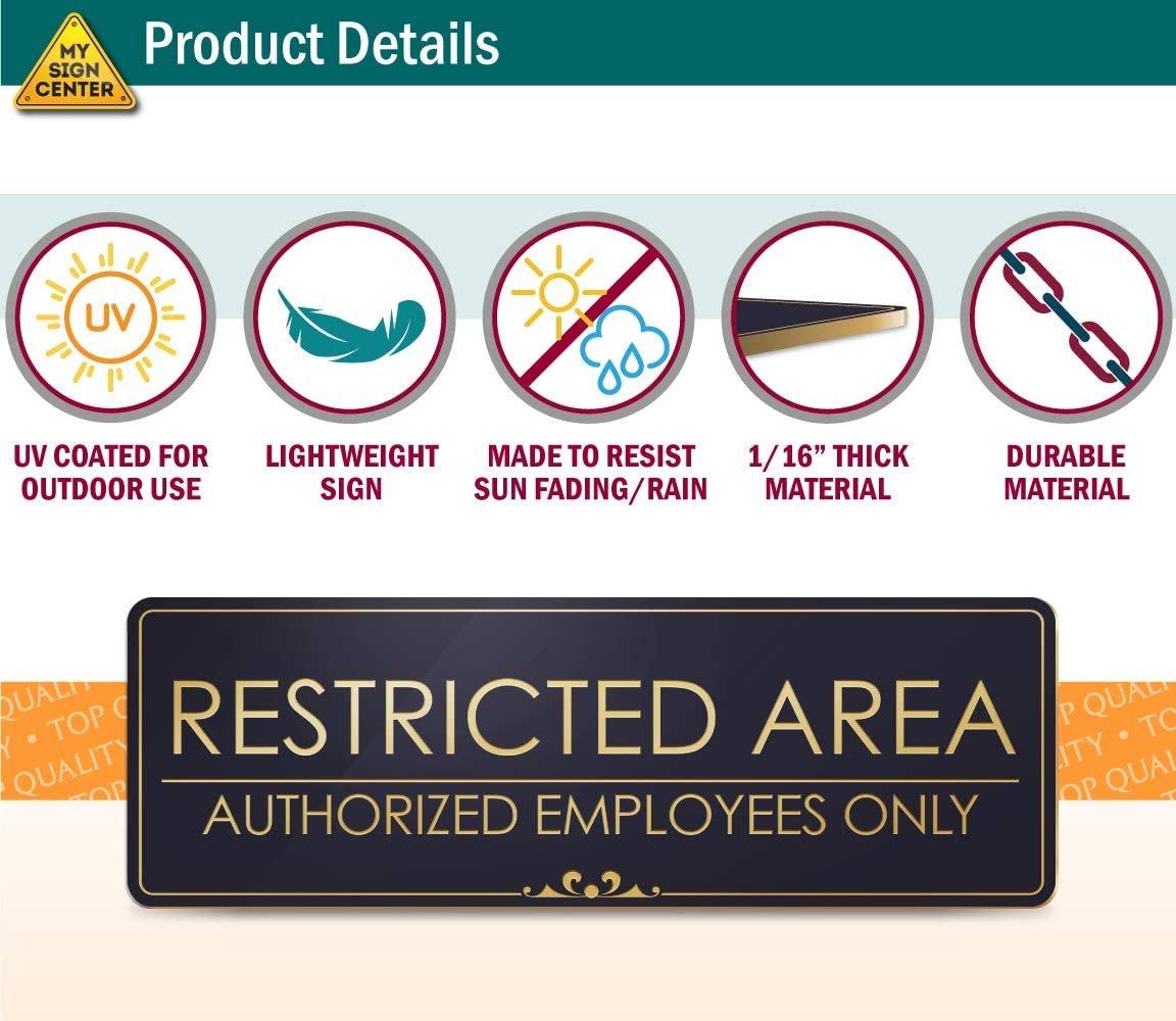 Restricted Area Authorized Employees Only 2