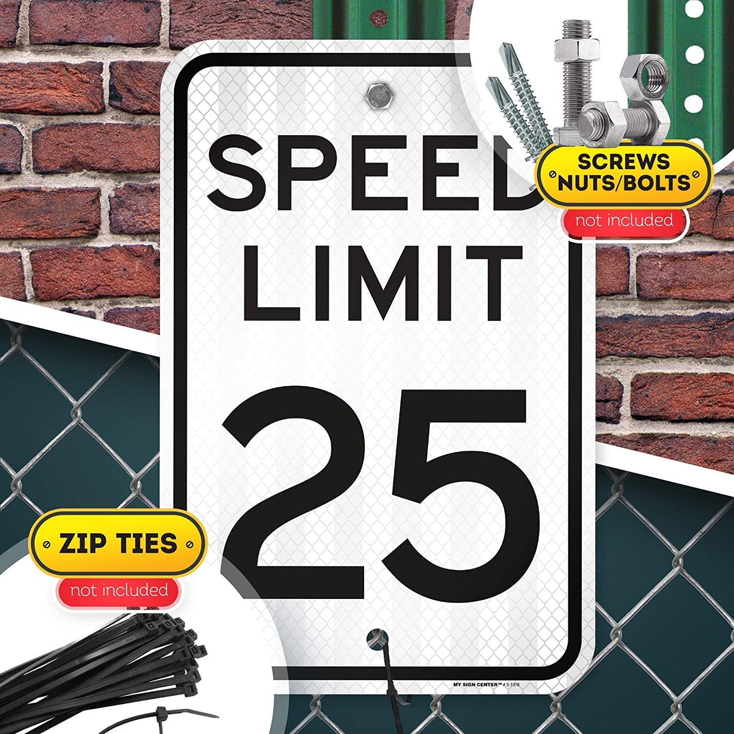 25 MPH Speed Limit Sign