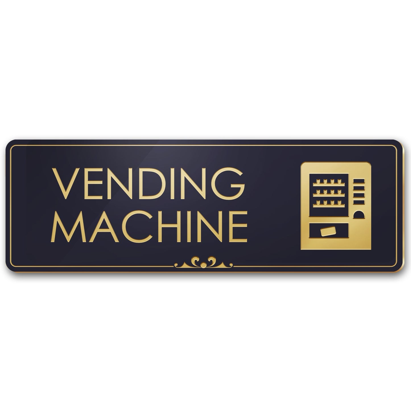 Vending Machines for Business Lunch Room Sign