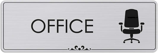 Office with Icon- Laser Engraved Sign