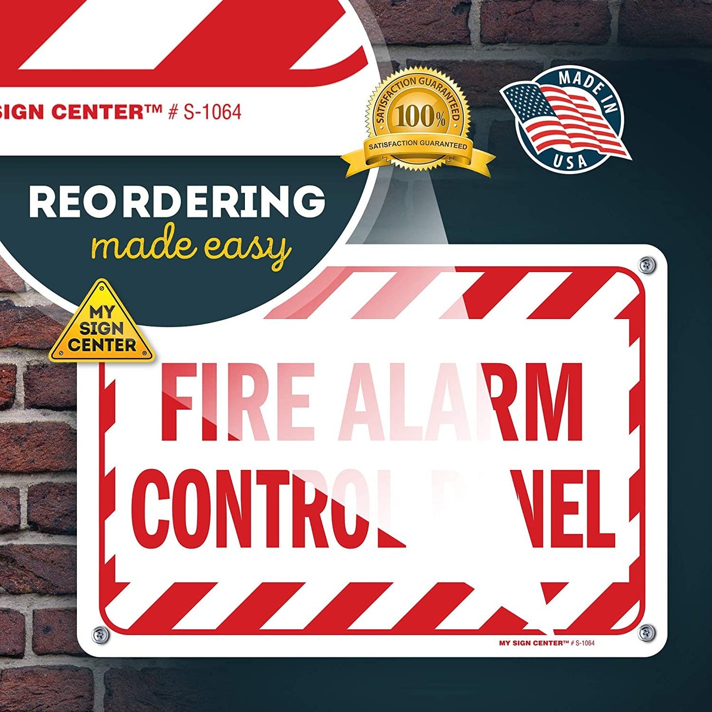 Fire Alarm Control Panel Sign