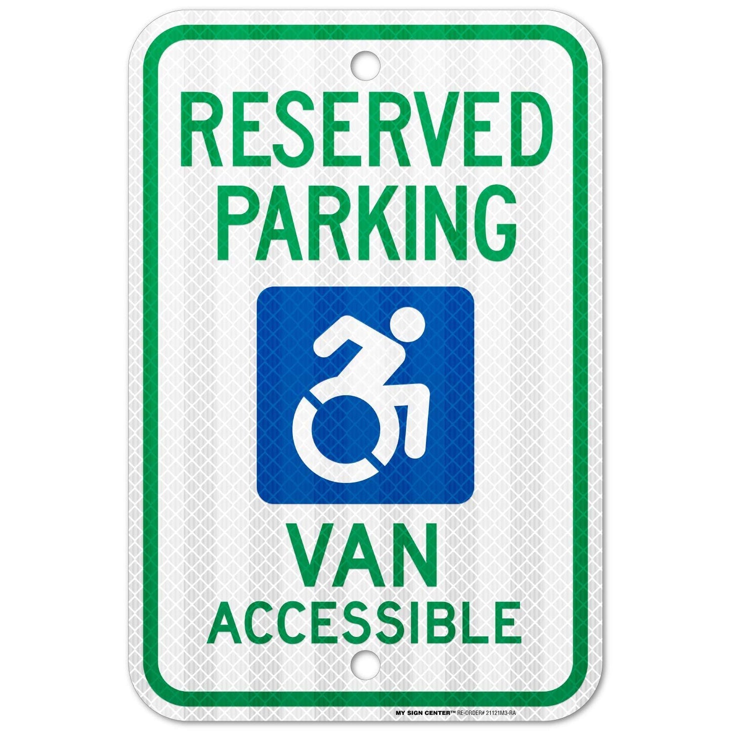 Van Accessible Handicap Parking Sign 3