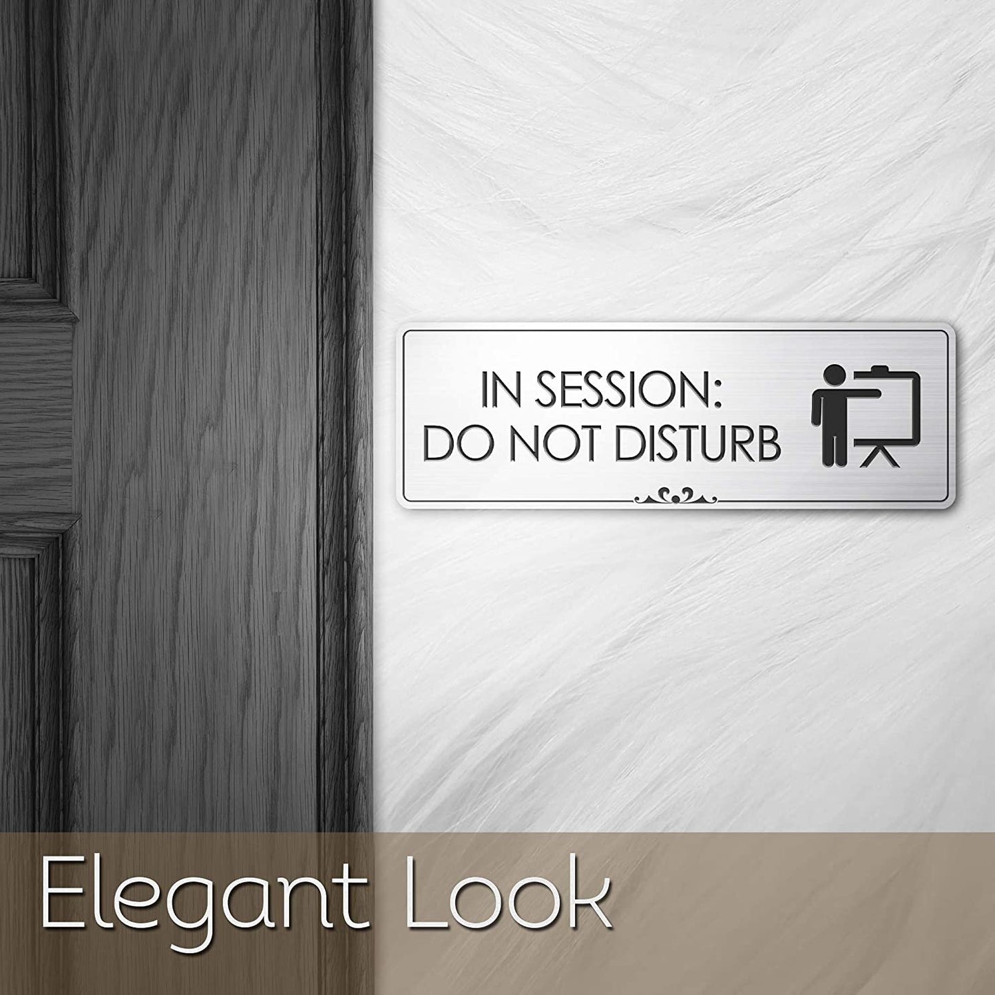 in Session Do Not Disturb - Laser Engraved Sign