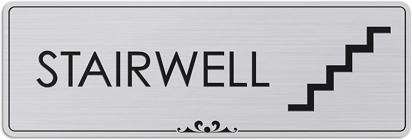 Stairwell - Laser Engraved Sign 2