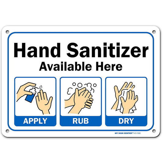 Hand Sanitizer Stations Sign