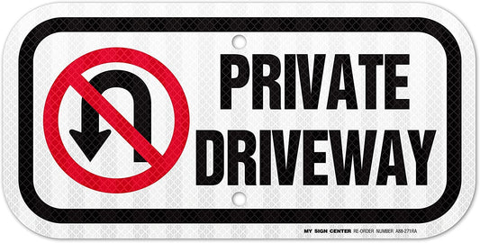 Private Driveway Sign - No Parking