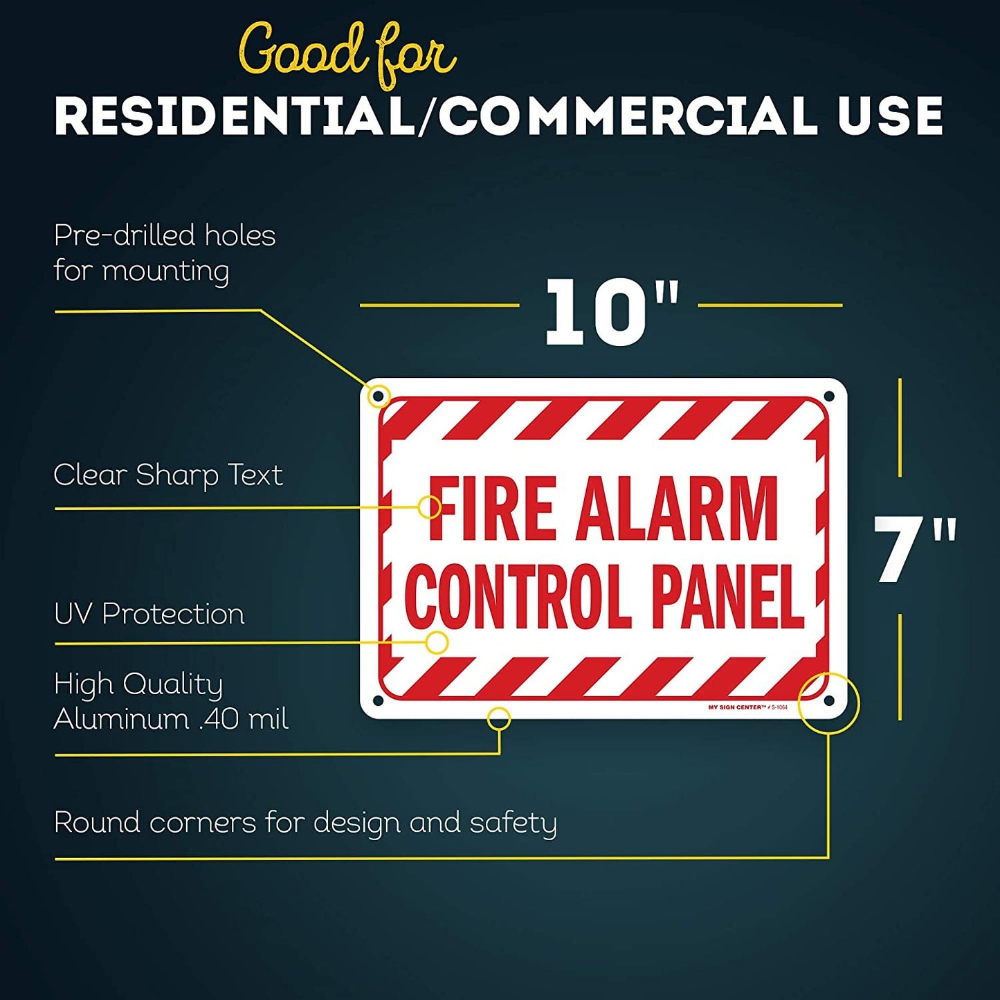 Fire Alarm Control Panel Sign