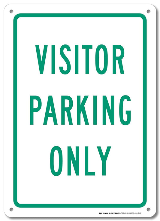 Visitor Parking Only Sign