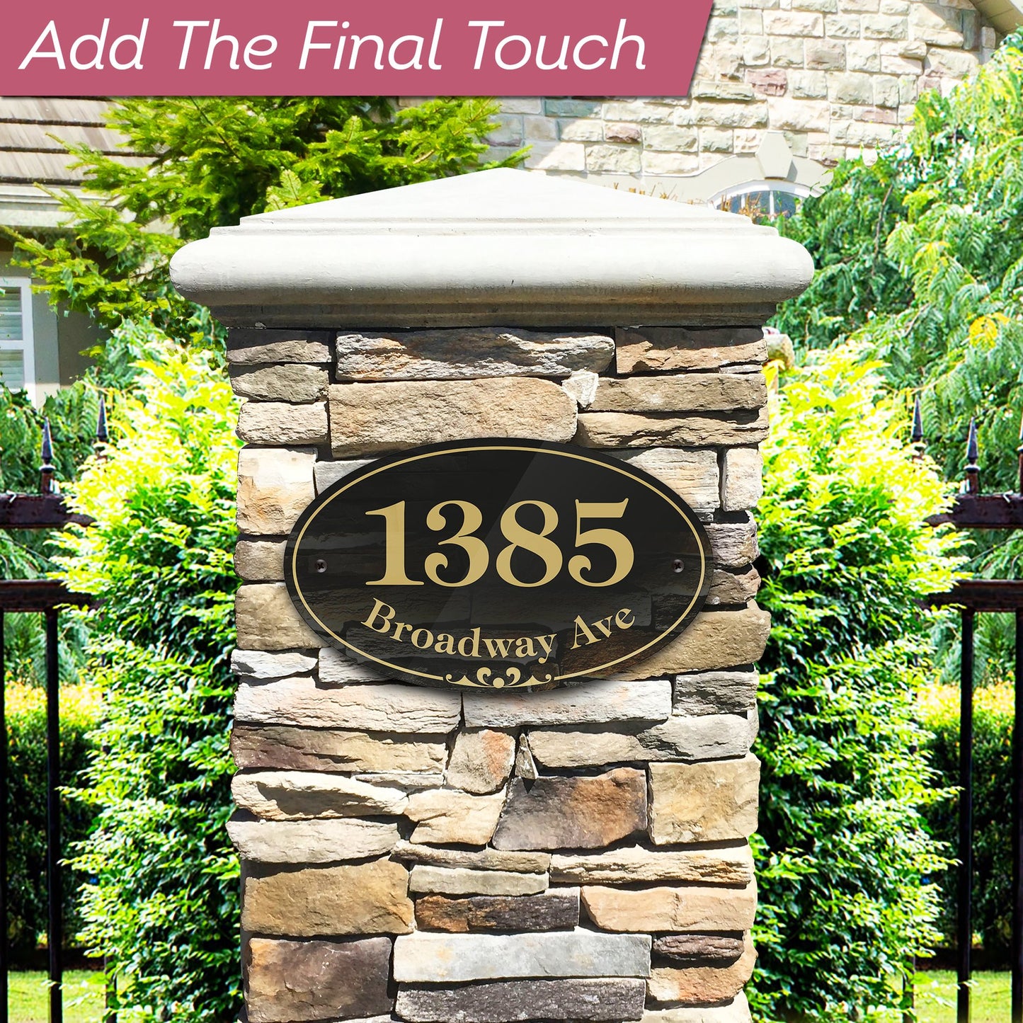 Customized and Personalized Home Address Sign 3