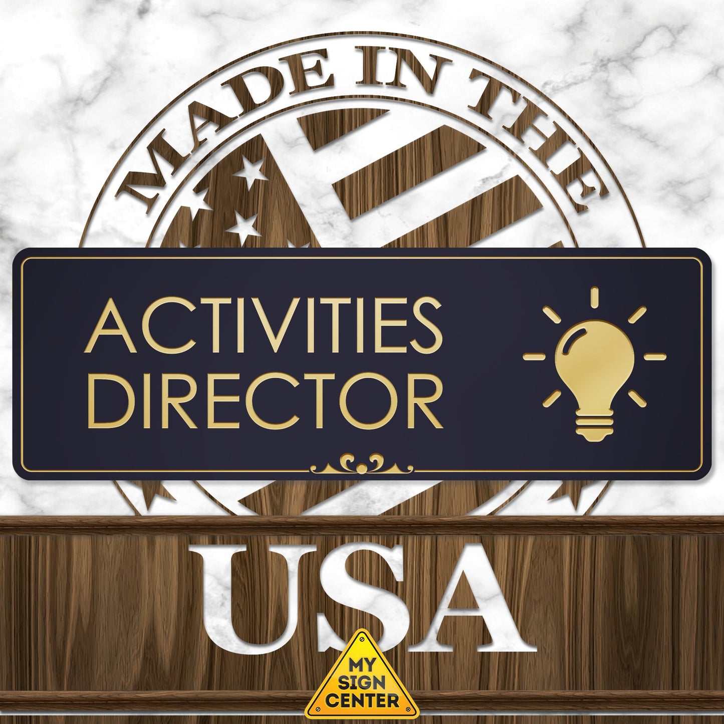 Activities Director Sign Funny Desk Gifts Sign