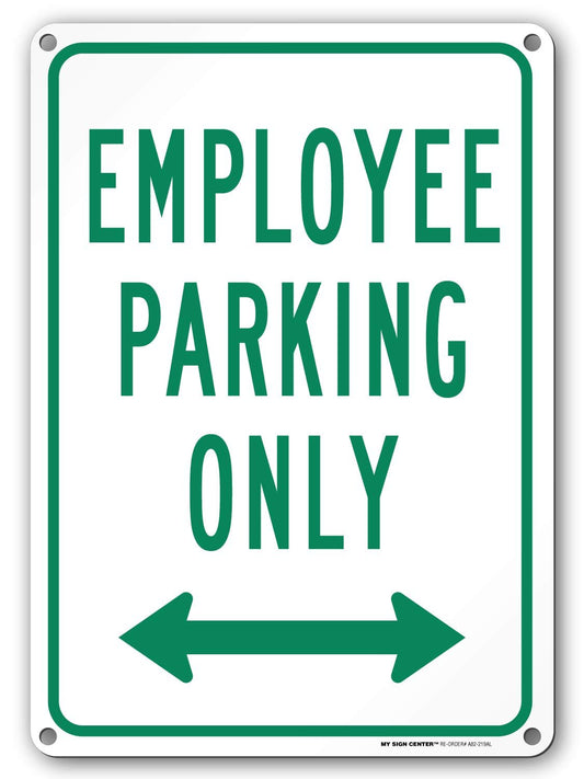 Employee Parking Only Sign 2