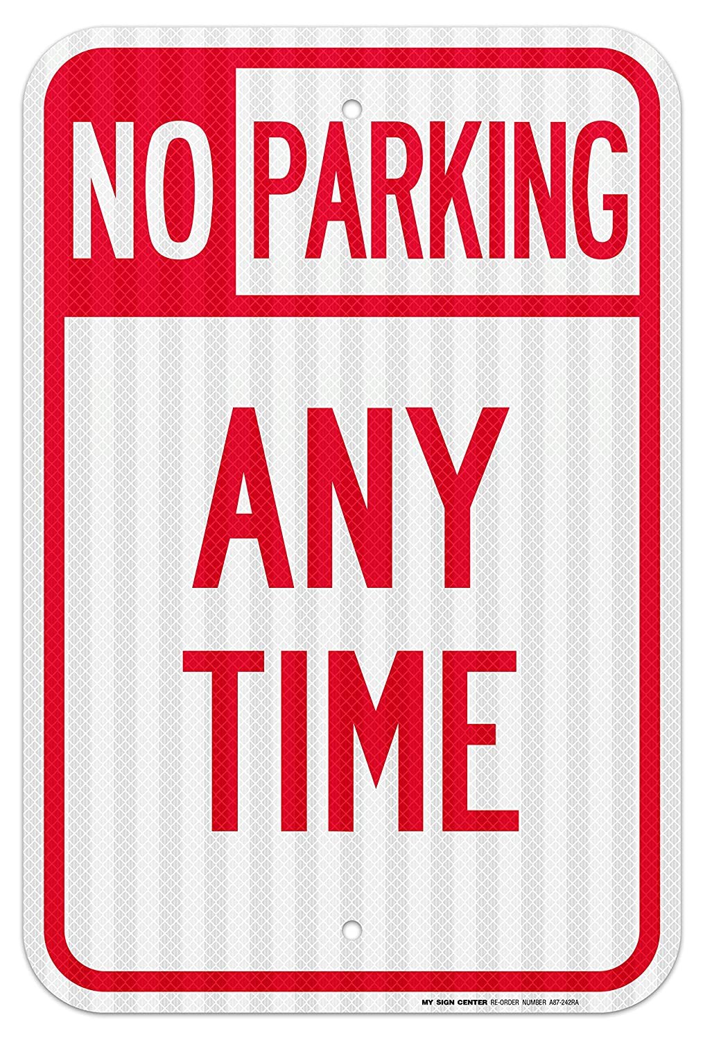 No Parking Anytime Sign 2