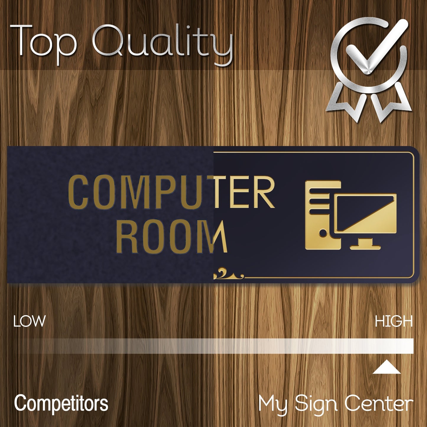 Computer Room Sign for Office/Workplace Storage