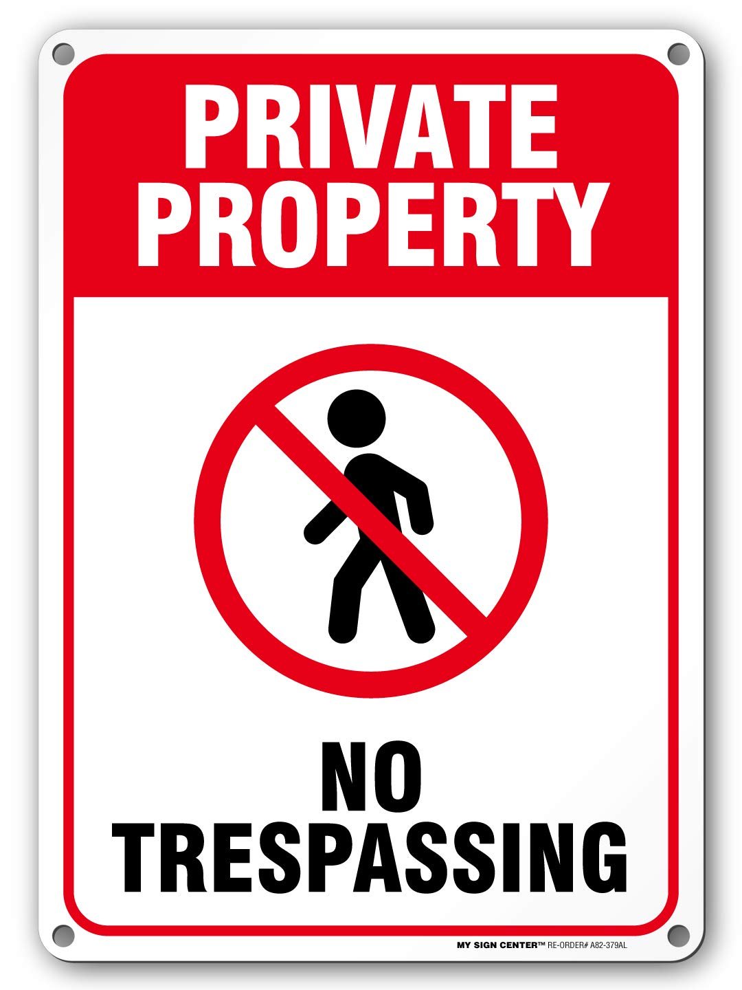 Private Property No Trespassing Sign 2