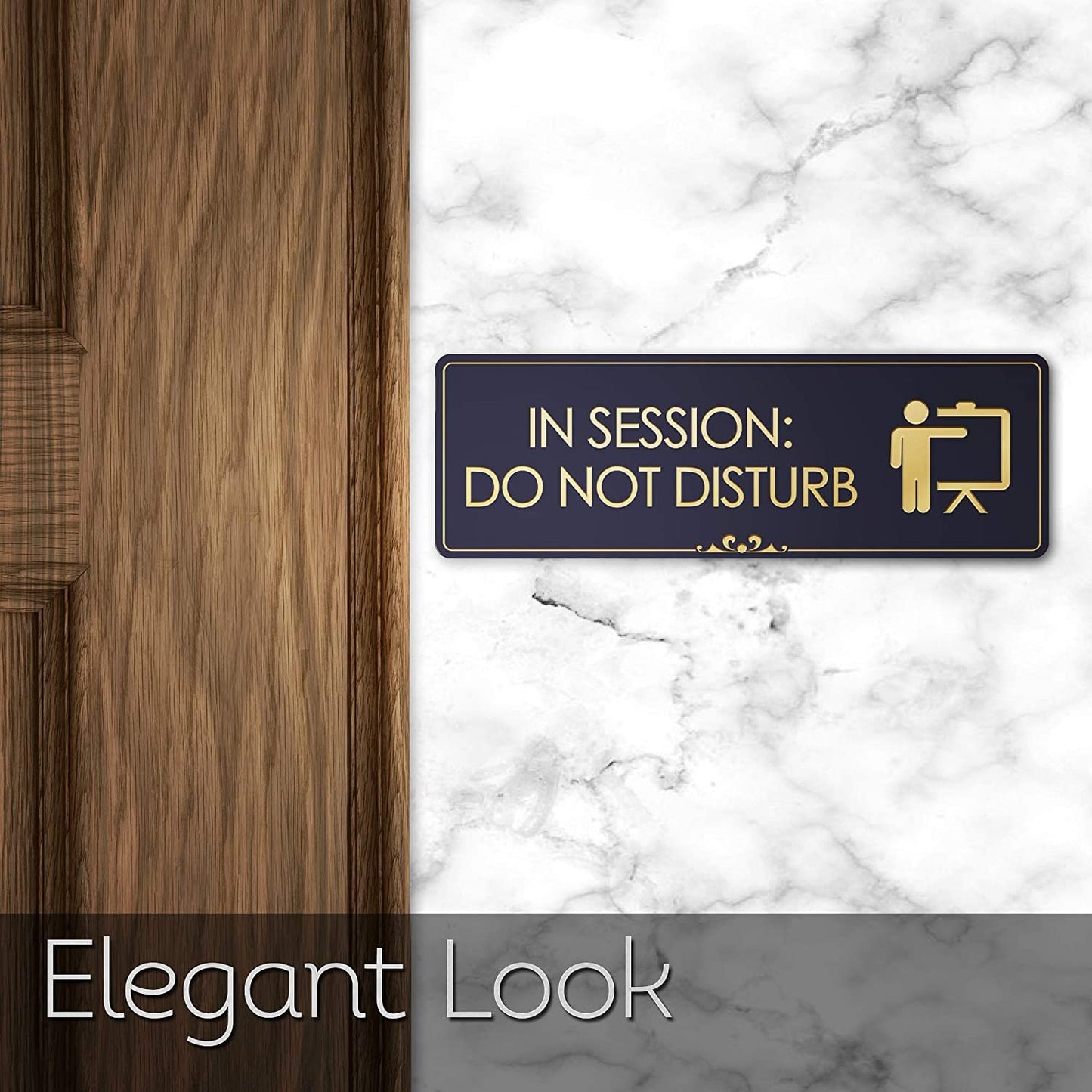 in Session Do Not Disturb - Laser Engraved Sign