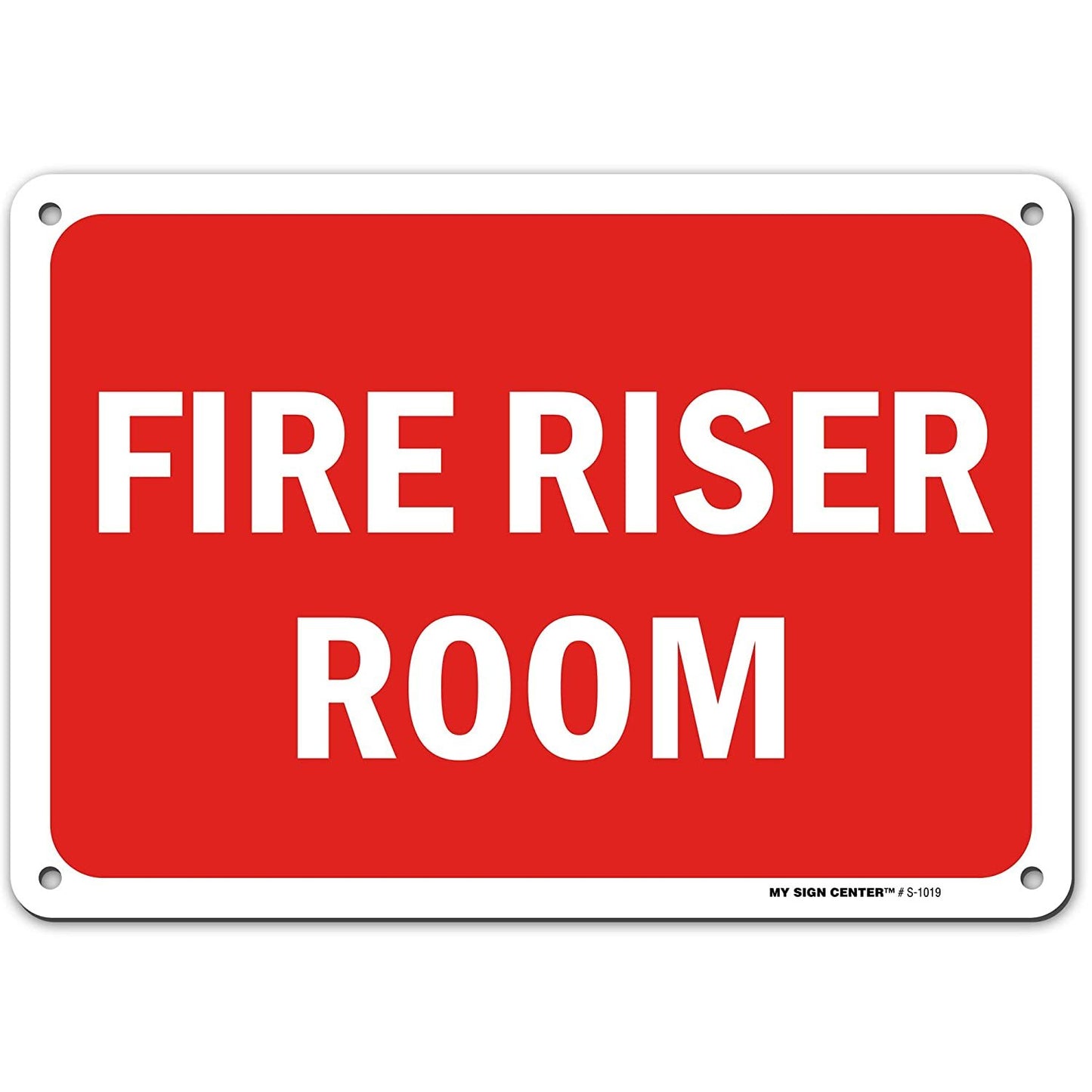 Fire Riser Room Sign