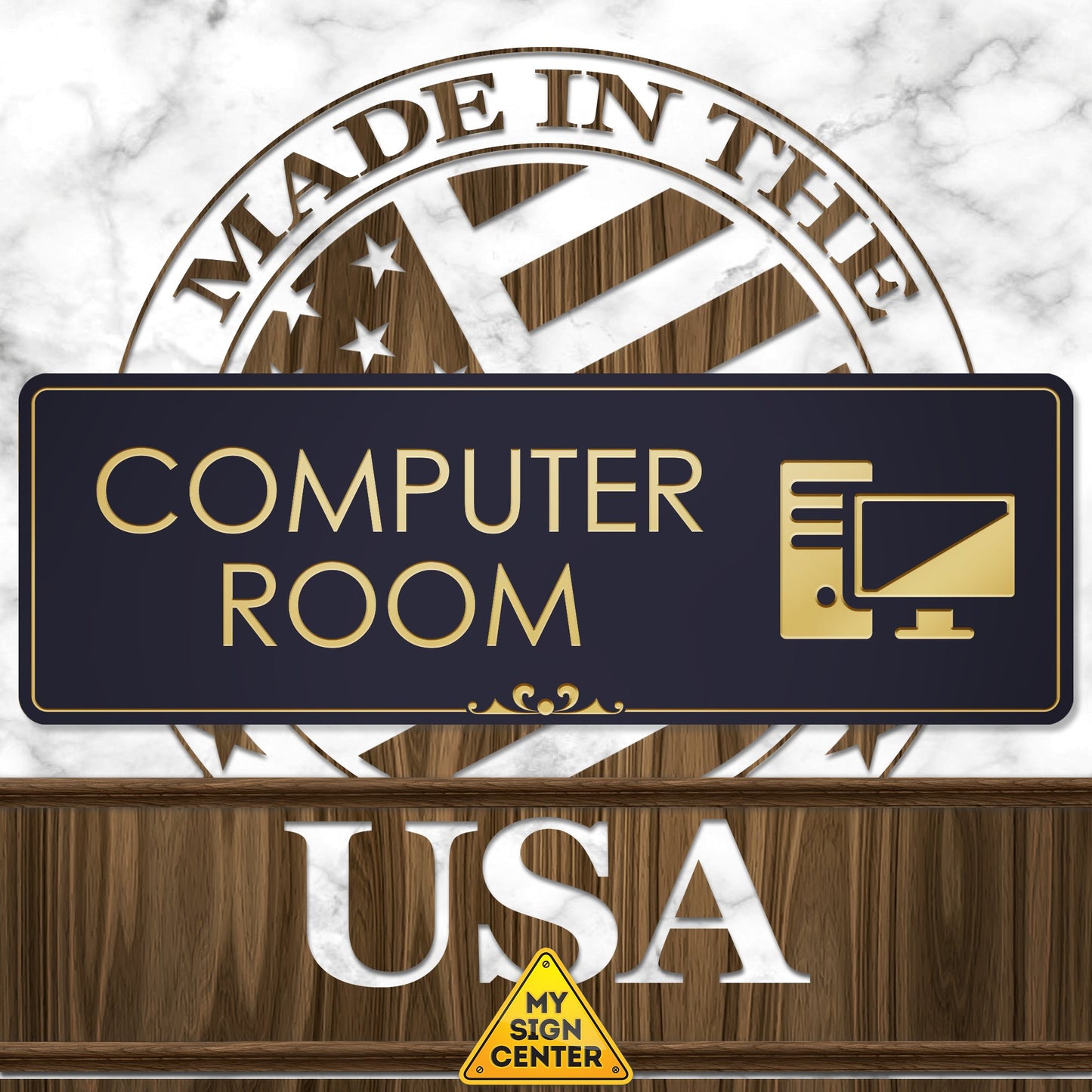 Computer Room Sign for Office/Workplace Storage