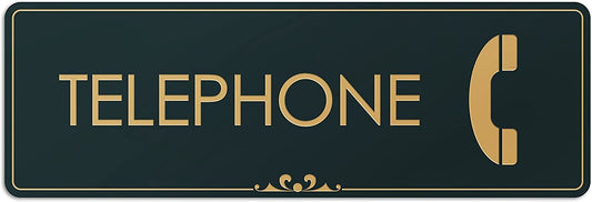 Telephone - Laser Engraved Sign 1