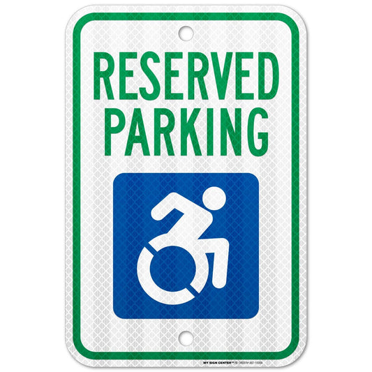 Handicap Parking Reserved Sign