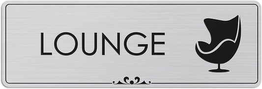 Lounge with Icon - Laser Engraved Sign 2