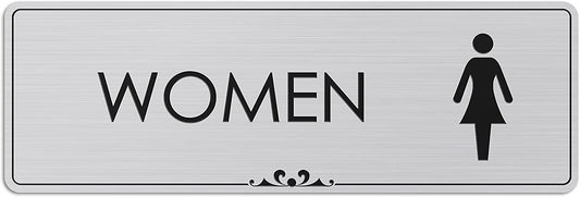 Women's Restroom - Laser Engraved Sign