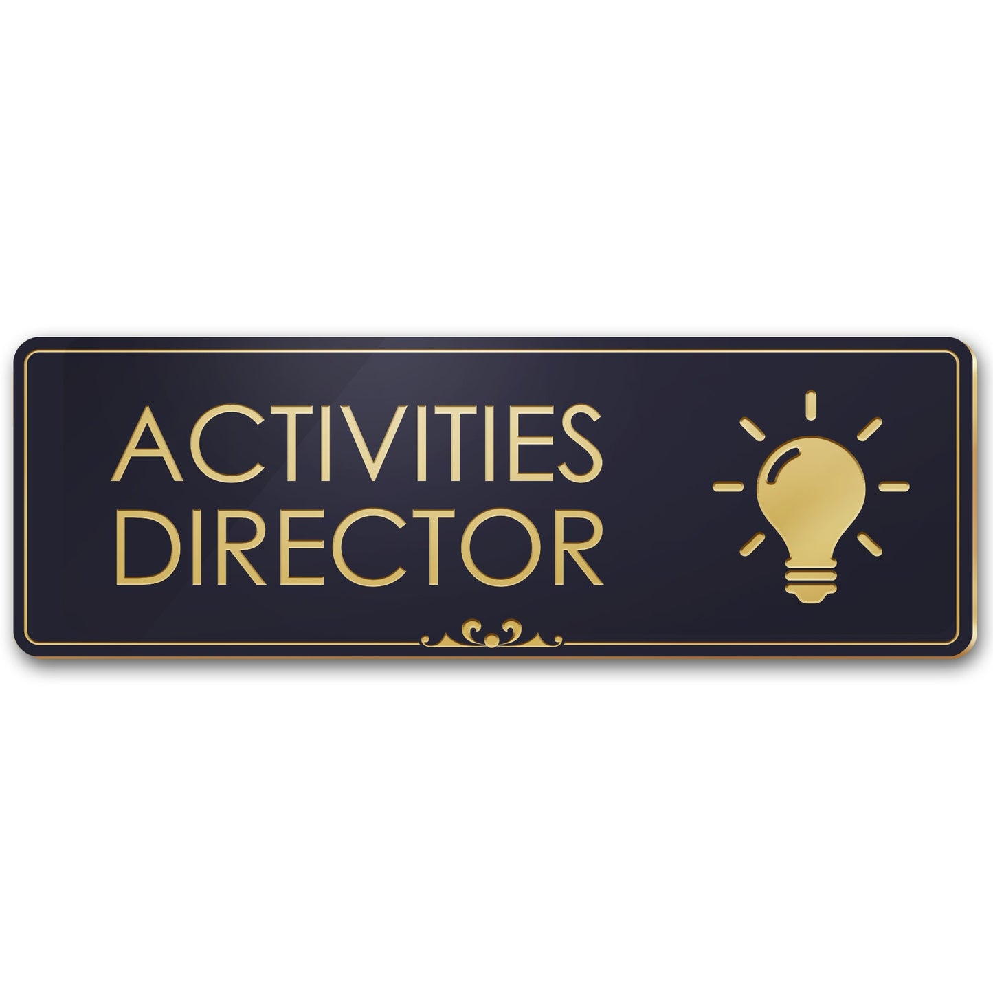 Activities Director Sign Funny Desk Gifts Sign