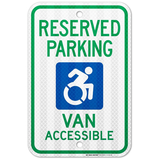 Van Accessible Handicap Parking Sign 4