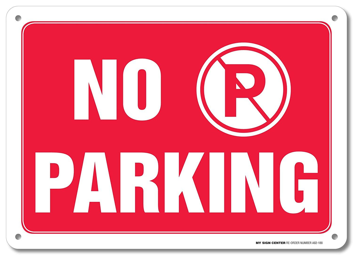 No Parking Warning Sign - Do Not Block Driveway