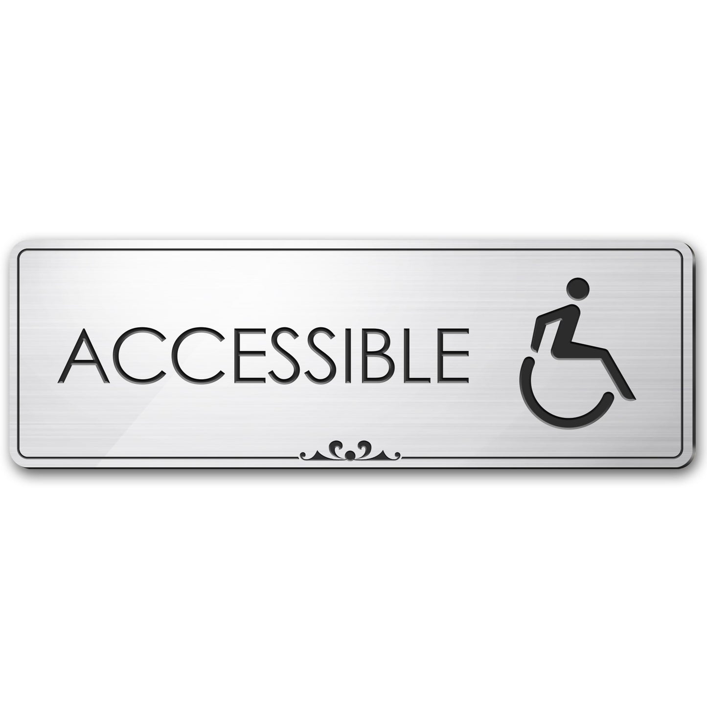 Accessible - Laser Engraved Sign