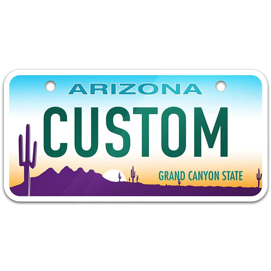 Personalized Custom License Plate for 50 Sate