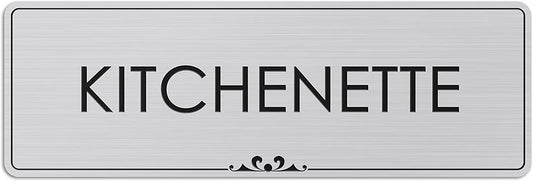 Kitchenette - Laser Engraved Sign