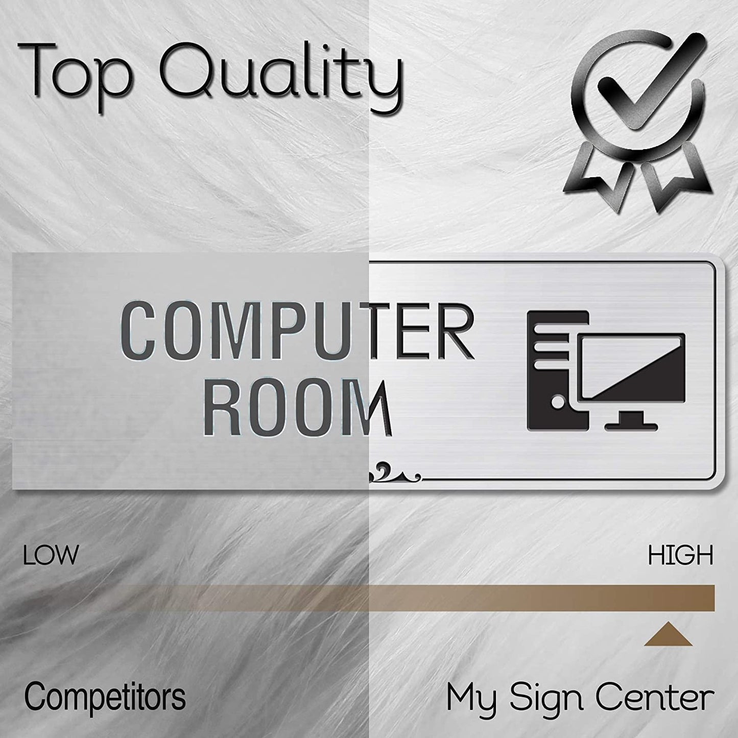 Computer Room Sign for Office/Workplace Storage