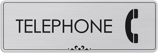 Telephone - Laser Engraved Sign 2