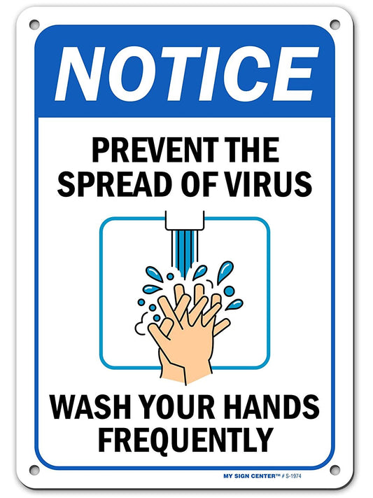 Wash Your Hands Sign Coronavirus Signs for Business