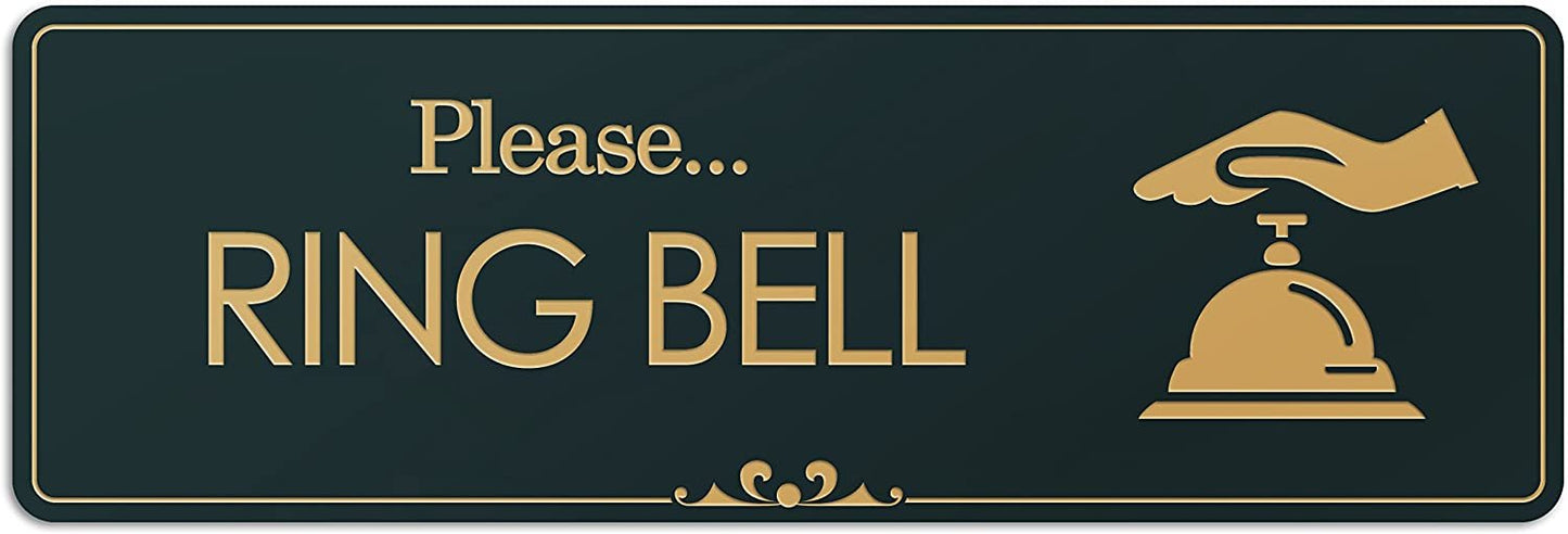 Please Ring Bell - Laser Engraved Sign 1