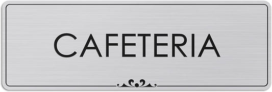 Cafeteria - Laser Engraved Sign 2