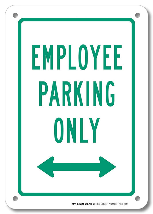 Employee Parking Only Sign 3