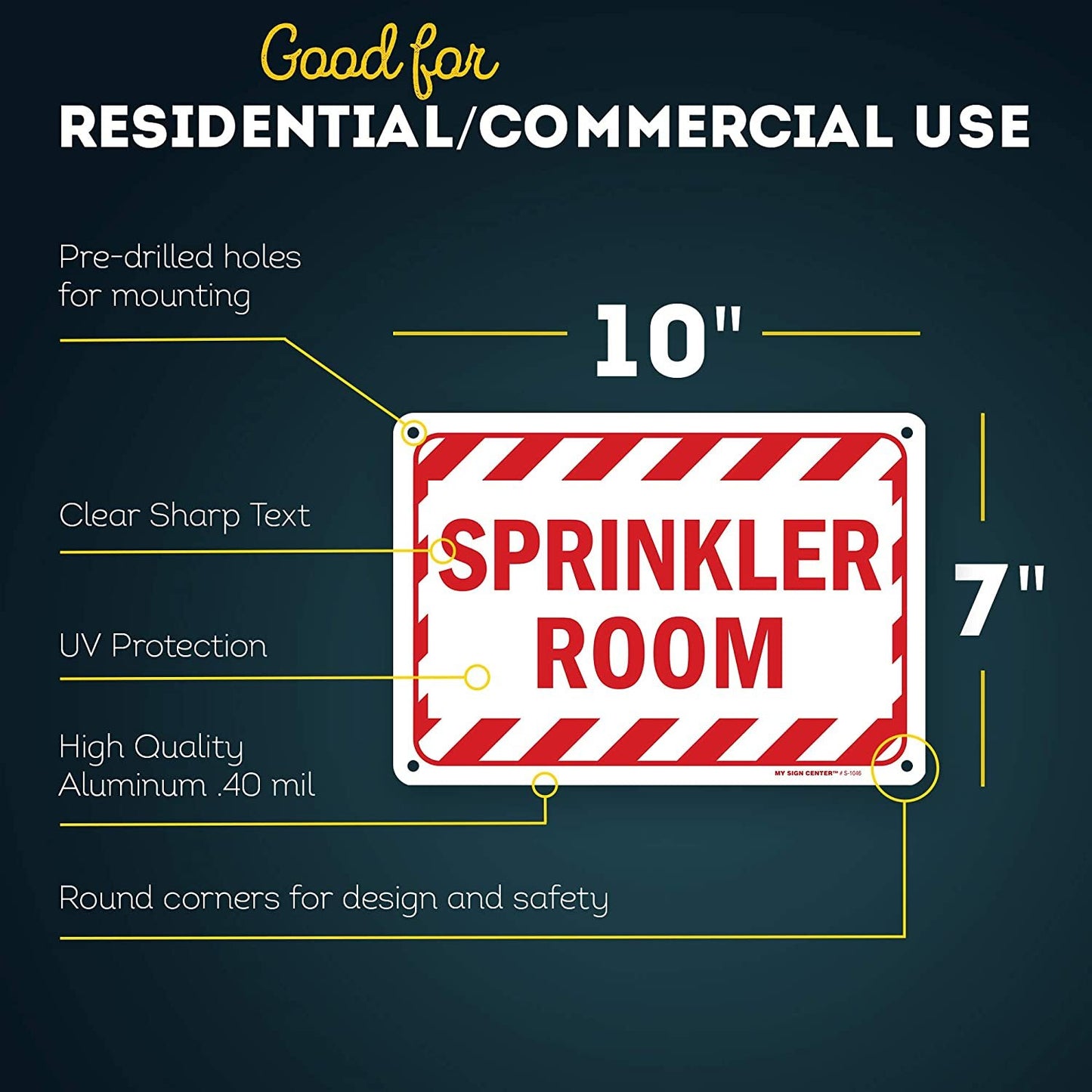 Fire Sprinkler Sign